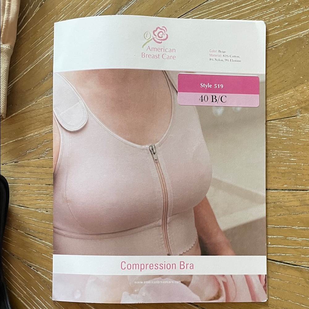 Women's Compression Bra - Black and Beige 40 B/C New Never Worn - Picture 9 of 9